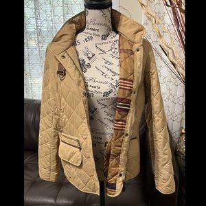 Lauren by Ralph Lauren Double Lined Quilted Jacket with Collar Details